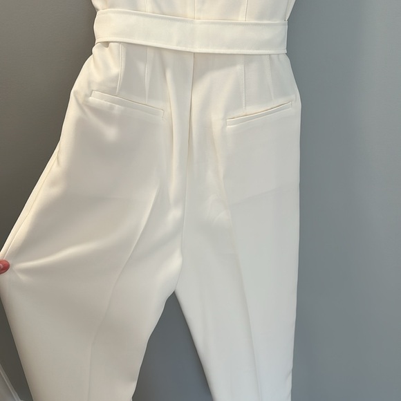 NWT Club Monaco cream jumpsuit, Sz 6 - Picture 6 of 7
